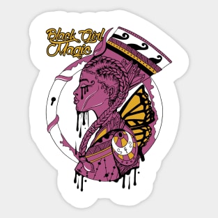 Pink Gold - Goddess Of Egypt Black Girl Magic Sticker